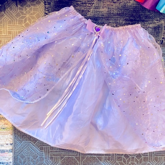Bundle of 3T-6T Toddler Dress-Up Dance Tulle Sparkle Skirts w/ Elastic Waists - Picture 2 of 4